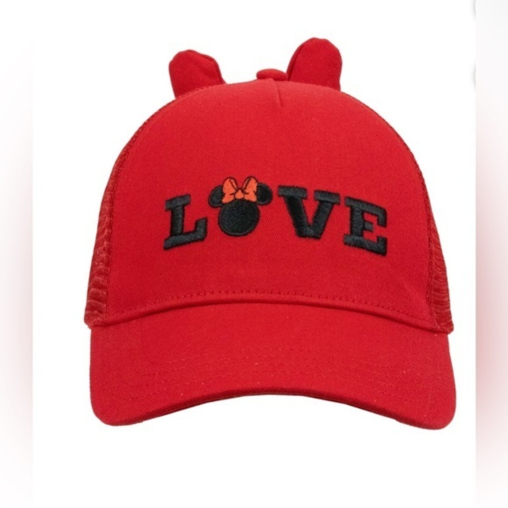 Minnie Mouse Red Hat,Disney hat for women & girl adjustable. Minnie Mouse Hat.